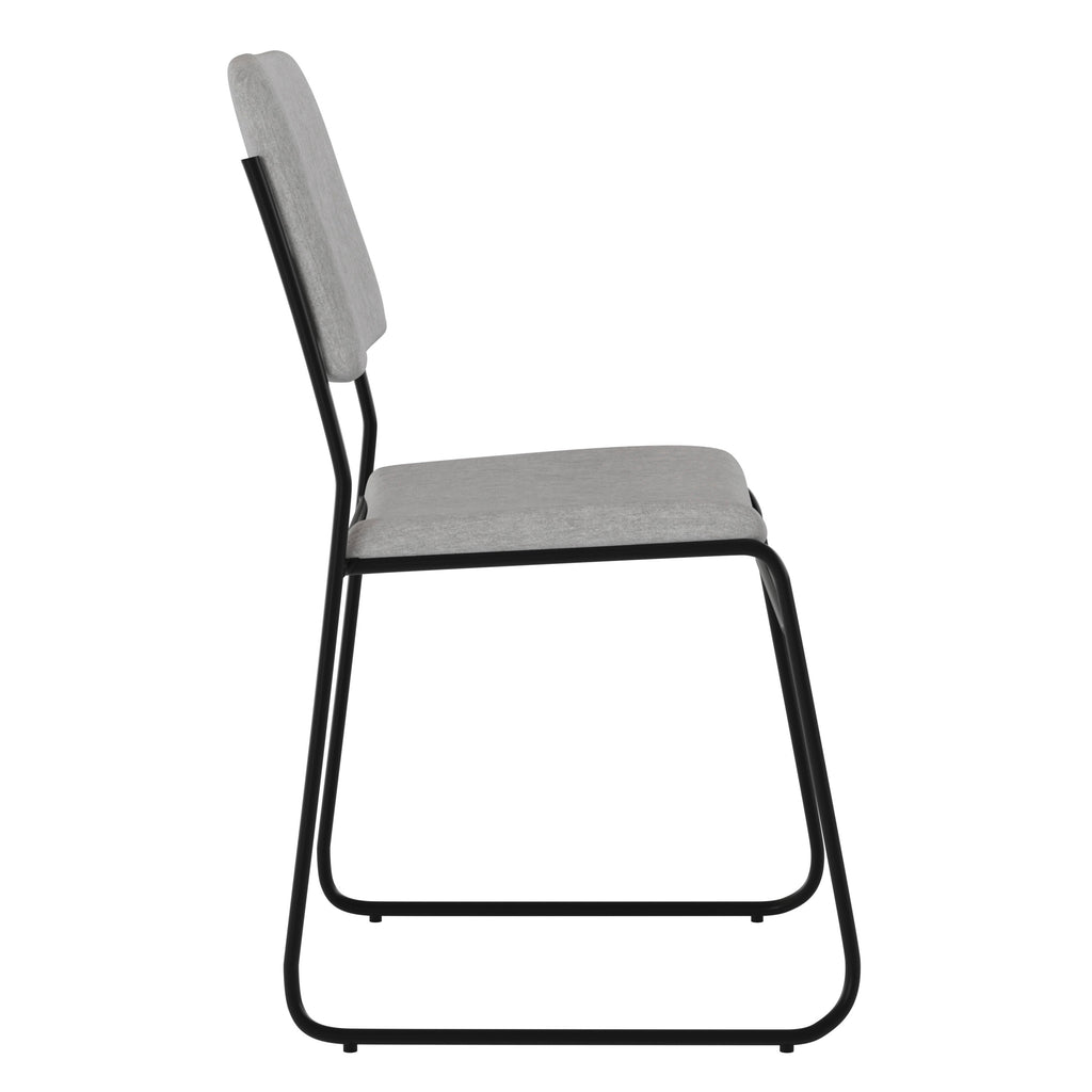 FLASH High Density Stacking Chair 227kg Capacity Sled Base