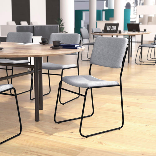 FLASH High Density Stacking Chair 227kg Capacity Sled Base