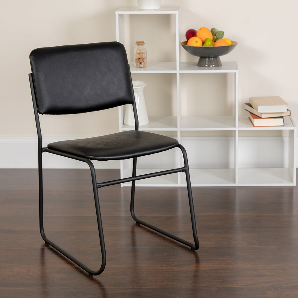 FLASH High Density Stacking Chair 227kg Capacity Sled Base