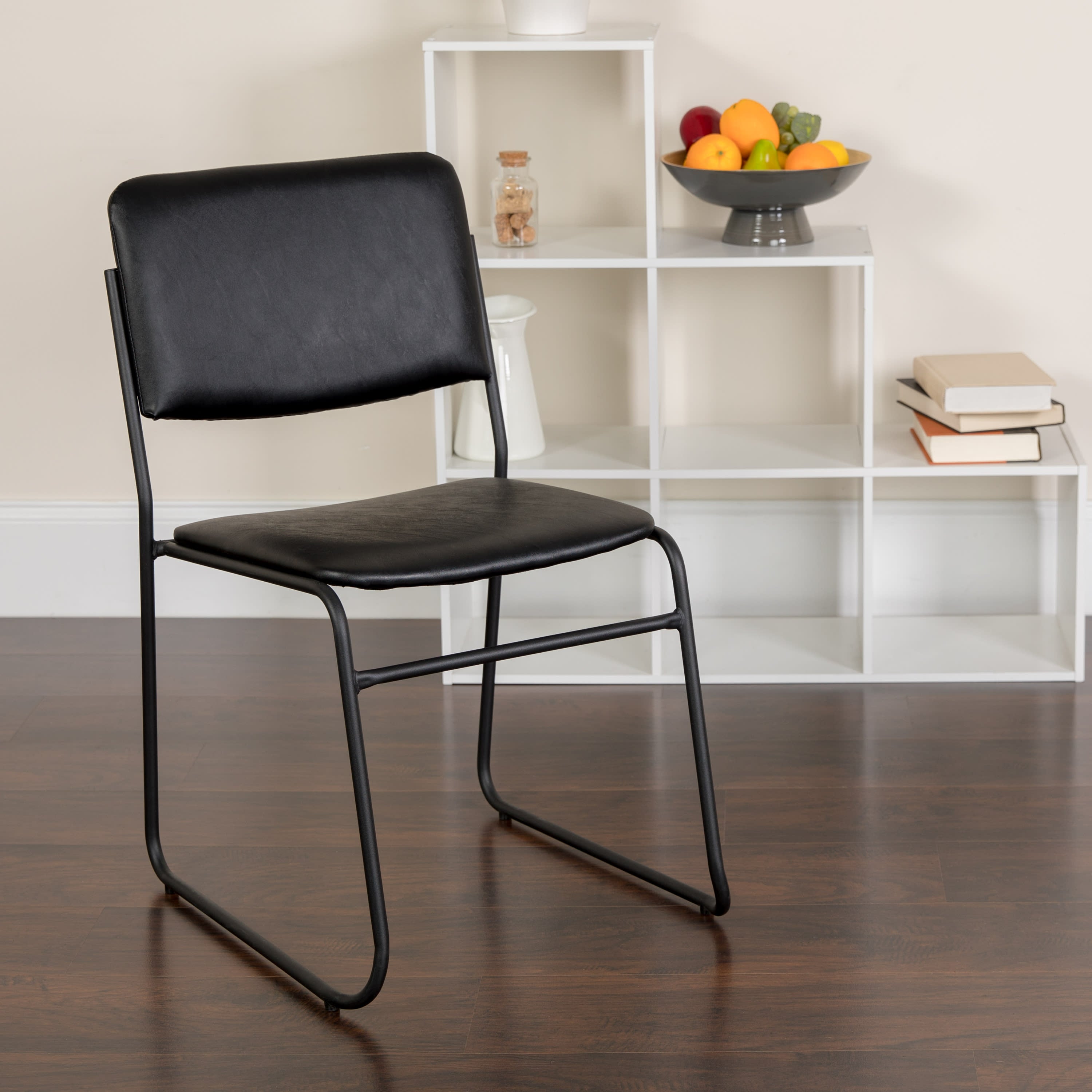 FLASH High Density Stacking Chair 227kg Capacity Sled Base