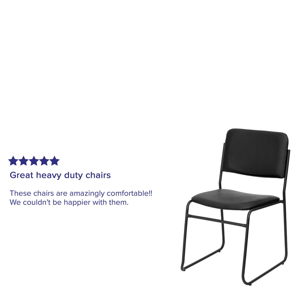 FLASH High Density Stacking Chair 227kg Capacity Sled Base