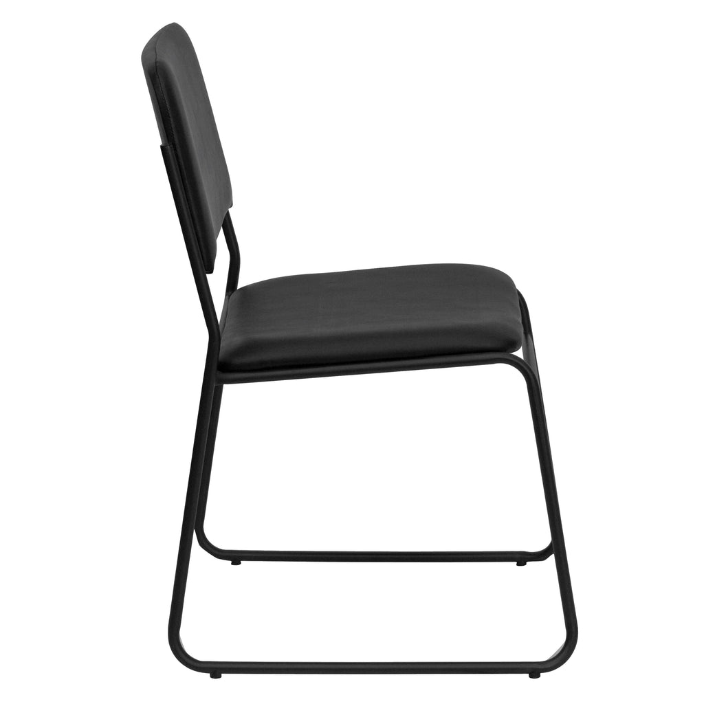 FLASH High Density Stacking Chair 227kg Capacity Sled Base