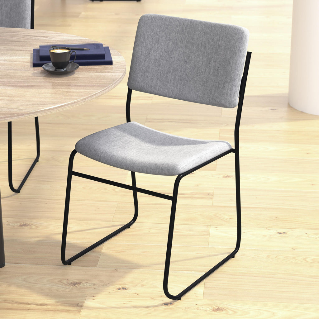FLASH High Density Stacking Chair 227kg Capacity Sled Base