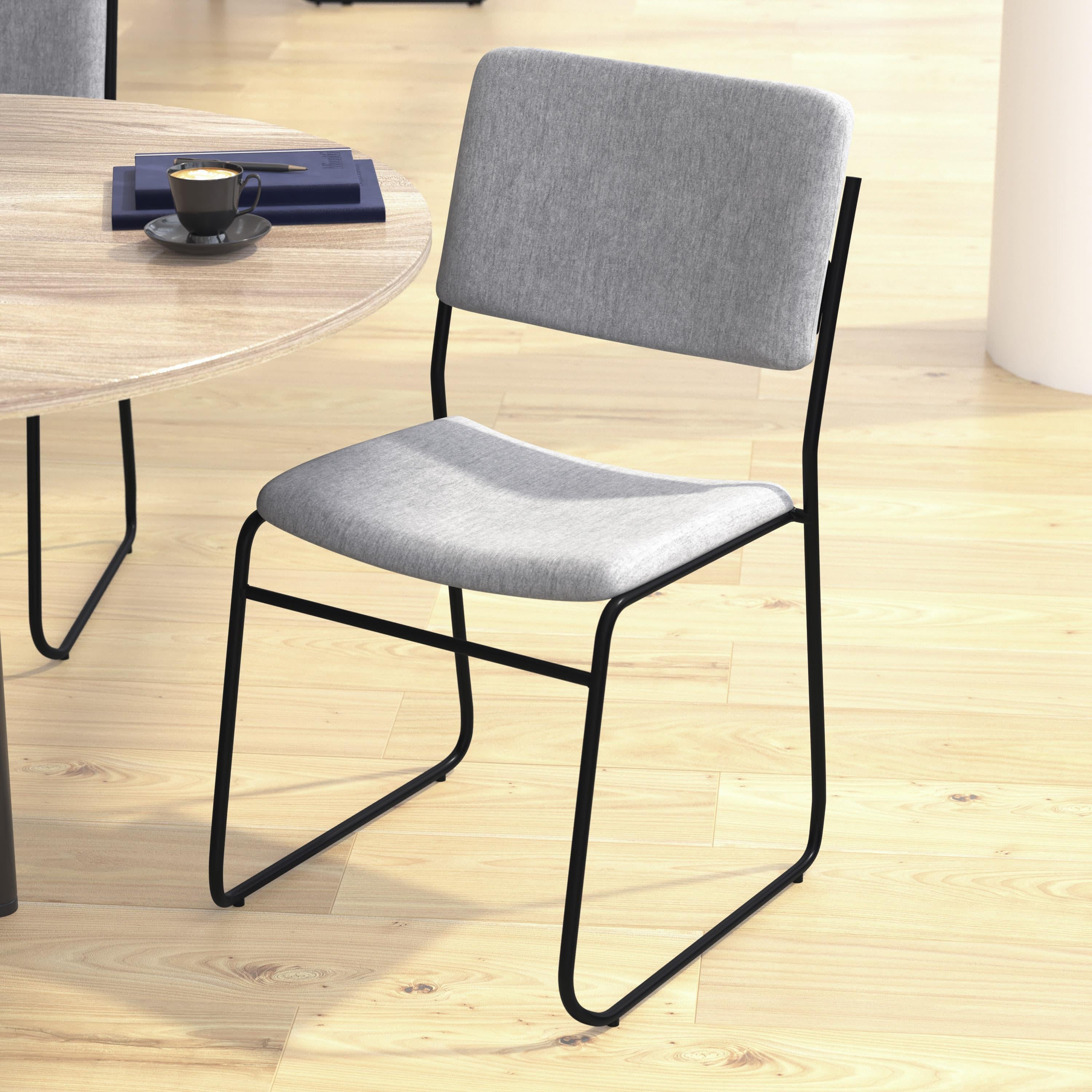 FLASH High Density Stacking Chair 227kg Capacity Sled Base