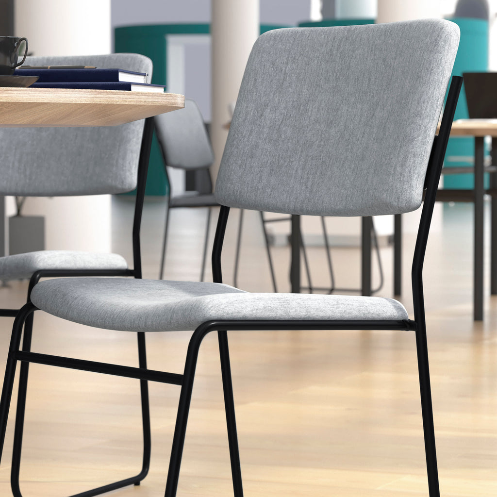 FLASH High Density Stacking Chair 227kg Capacity Sled Base